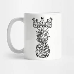 Pineapple King Illustration Mug